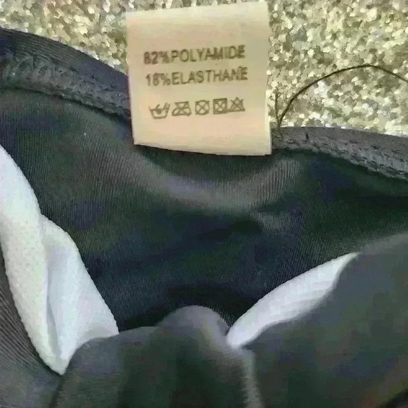 NWOT BLACK KNOTED FRONT BIKINI SIZE LG - Picture 5 of 6